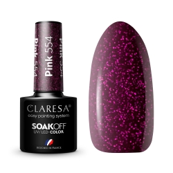 Claresa lakier hybrydowy Pink 554 5g